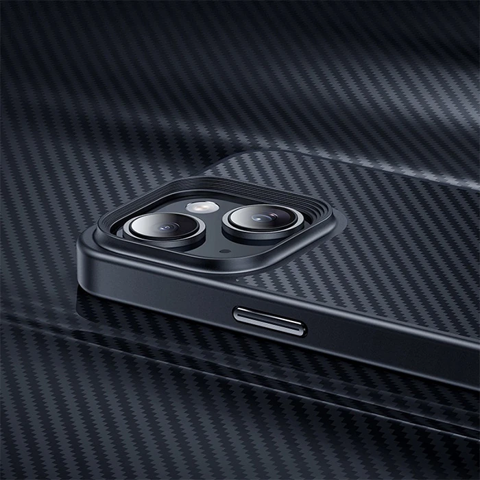 Hoco iPhone 15 AS7 Kılıf Manyetik Magsafeli Telefon Kılıfı-(5775) - Siyah