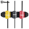 Baseus Cable Fixer Kit Kablo Organizatör Tutucu Ve Ayrıştıcı-(5775) - Siyah