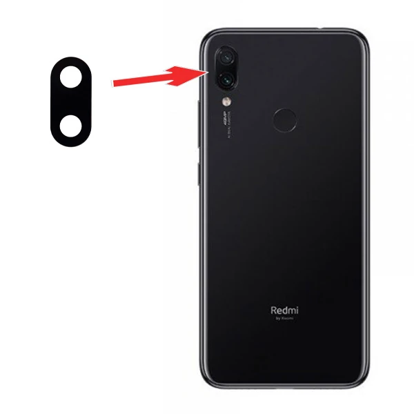 Xiaomi Redmi Note 7 Arka Kamera Lens Cam-(5775) - Siyah