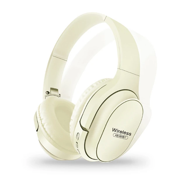Ally XB380 BT5.0 Kablosuz Kulak Üstü Bluetooth Kulaklık-(5775) - Kırmızı