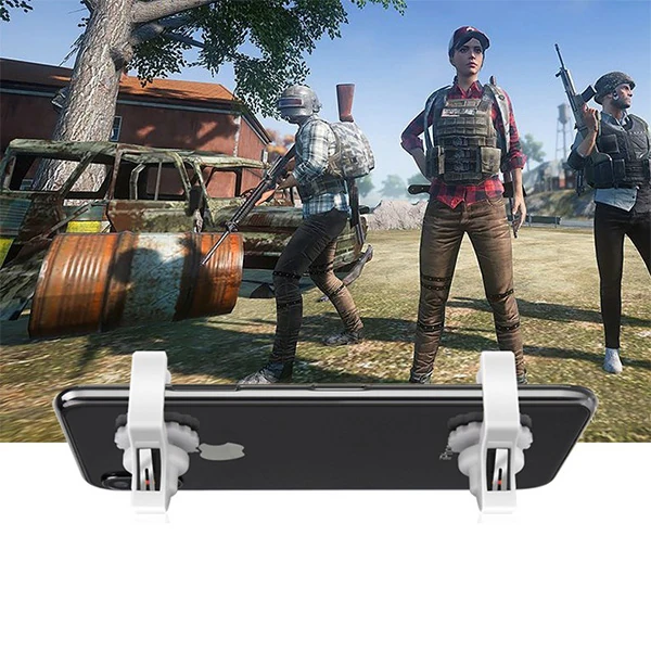 One Pair Profesyonel Joystick Pubg Oyun Ateşleyici Aparat 2 Adet-(5775) - Siyah