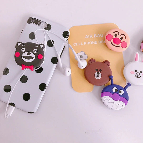 Ally 3d Sevimli Hayvanlar Pop Stand Telefon Tutucu-(5775) - Desenli 6