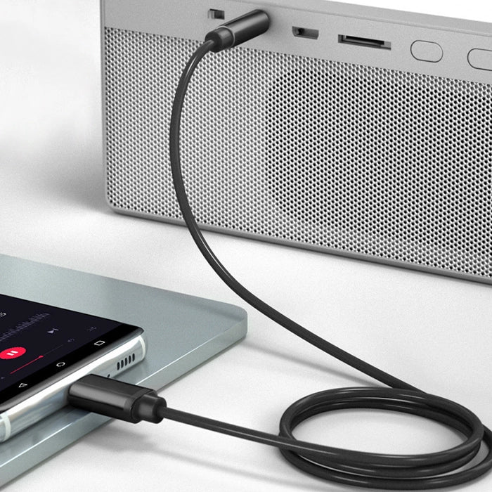 ALLY Type-c To 3.5 mm Audio Aux Kablo-(5775) - Siyah