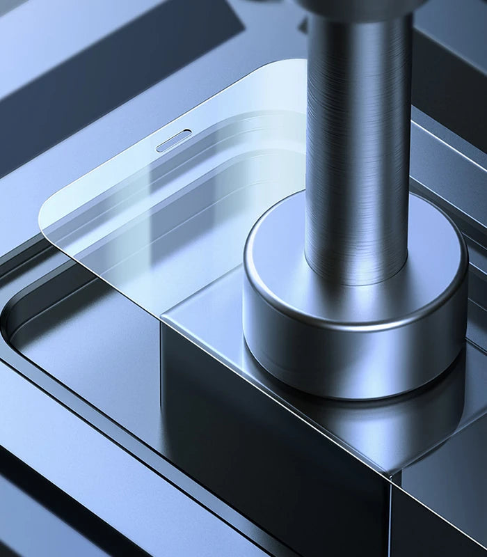 Baseus iPhone 12 Pro Max 6.7 0.3mm HD Anti-drop Tempered Kırılmaz Cam Ekran Koruyucu 2 Adet-(5775) - Şeffaf 2