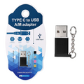 Ally USB 3.0 Erkek to USB 3.1 Type-C Dişi Dönüştürücü Başlık Adaptör-(5775) - Siyah