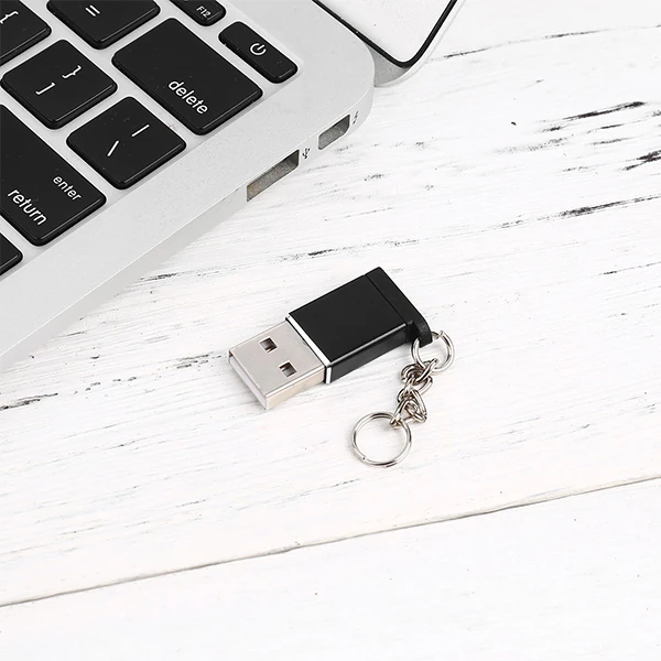 Ally USB 3.0 Erkek to USB 3.1 Type-C Dişi Dönüştürücü Başlık Adaptör-(5775) - Siyah