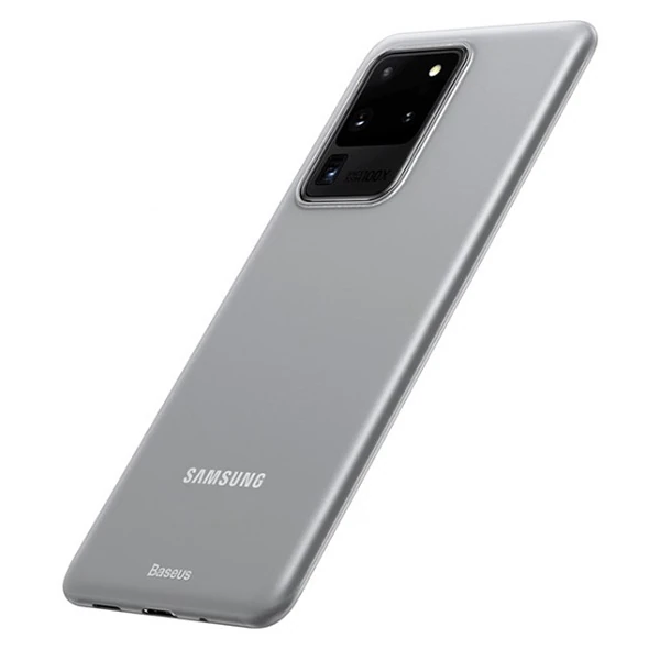Baseus Wing Case Samsung Galaxy S20Ultra ince Matte PP Kılıf-(5775) - Şeffaf 2