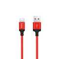 HOCO X14 Usb to Type-C Data ve Hızlı Şarj Kablosu-(5775) - Kırmızı