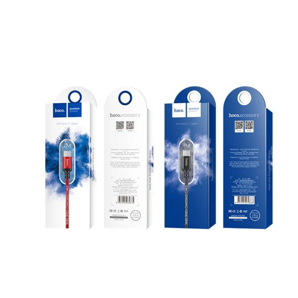 HOCO X14 Usb to Type-C Data ve Hızlı Şarj Kablosu-(5775) - Kırmızı