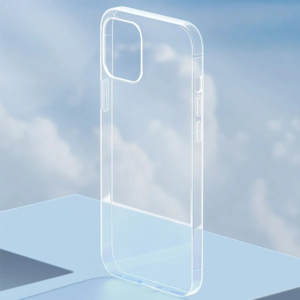 Baseus Simple Case İPhone 12 Mini 5.4 İnce Silikon Şeffaf Kılıf-(5775) - Şeffaf 2