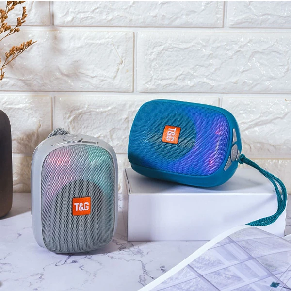 T&G TG609 Kablosuz Wireless Bluetooth 5.0 Speaker Hoparlör-(5775) - Kırmızı