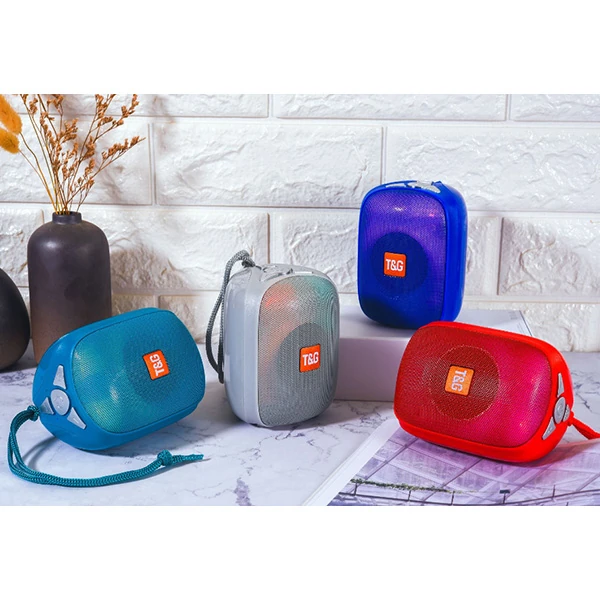 T&G TG609 Kablosuz Wireless Bluetooth 5.0 Speaker Hoparlör-(5775) - Kırmızı