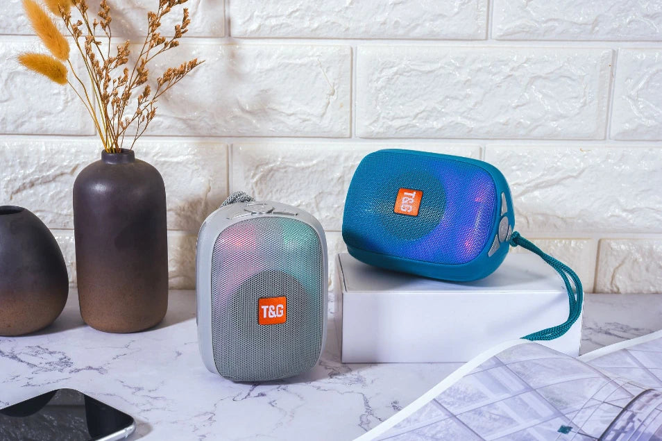 T&G TG609 Kablosuz Wireless Bluetooth 5.0 Speaker Hoparlör-(5775) - Kırmızı