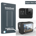 GOR Gopro Hero 8 2in1 Darbe Emici Ekran Koruyucu 2 SET-(5775) - Şeffaf 2