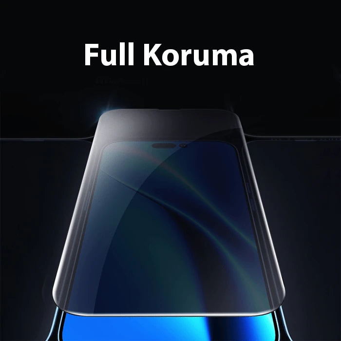 Baseus Crystal iPhone 15 Privacy Full Koruma Tempered Cam Ekran Koruyucu 2 Adet Set-(5775) - Şeffaf 2