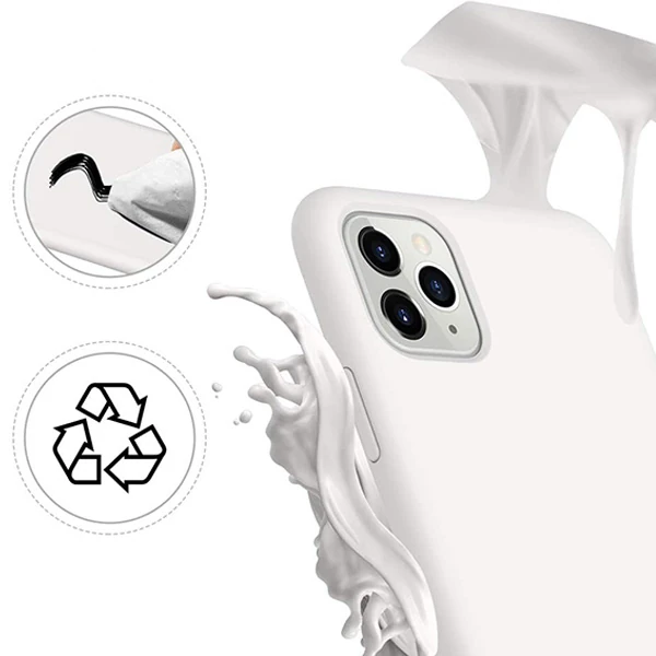 iPhone 11 Pro 5.8inc 2019 Lansman Kılıf İçi Kadife Soft Silikon Kılıf-(5775) - Yeşil