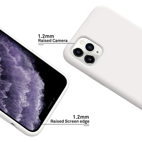 iPhone 11 Pro 5.8inc 2019 Lansman Kılıf İçi Kadife Soft Silikon Kılıf-(5775) - Kırmızı