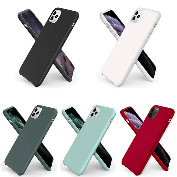iPhone 11 Pro 5.8inc 2019 Lansman Kılıf İçi Kadife Soft Silikon Kılıf-(5775) - Kırmızı