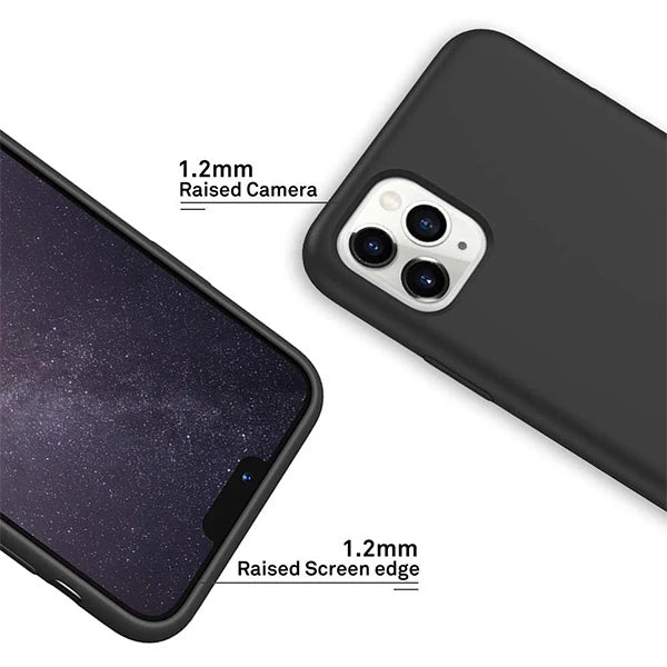 iPhone 11 Pro 5.8inc 2019 Lansman Kılıf İçi Kadife Soft Silikon Kılıf-(5775) - Yeşil