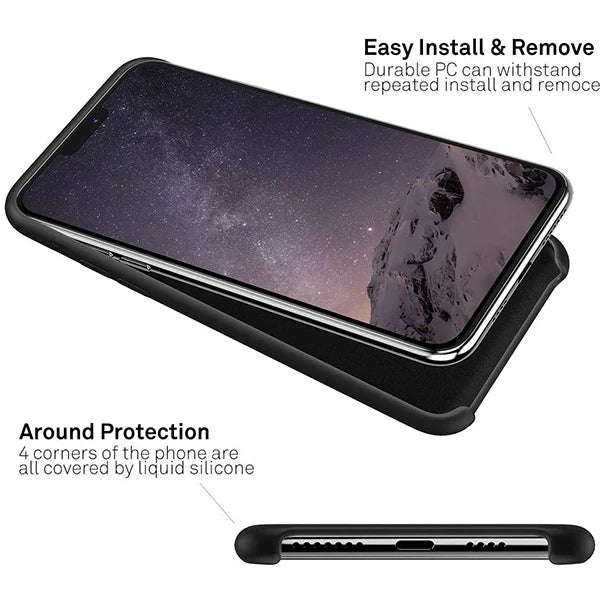 iPhone 11 Pro 5.8inc 2019 Lansman Kılıf İçi Kadife Soft Silikon Kılıf-(5775) - Kırmızı