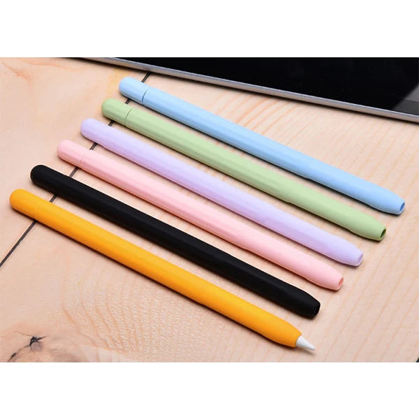 Ally Apple Pencil 2 İçin Koruyucu Kaymaz Silikon Kılıf-(5775) - Siyah
