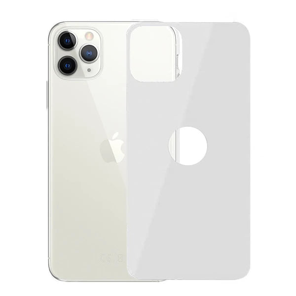 İPhone 11 Pro Max  6.5 inch Full Arka Koruma Tempered Kırılmaz Cam-(5775) - Beyaz