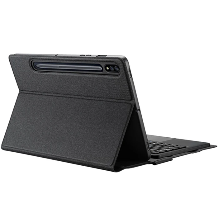 Dux Ducis SM Galaxy Tab S8/S7 Bluetooth Klavye Touchpad Kılıf X700-X706-T870-T875-T876B-(5775) - Siyah