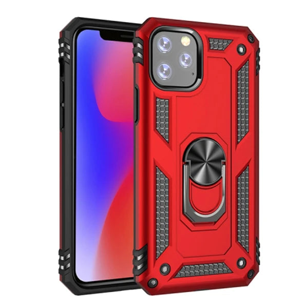 Ally iPhone 11 Pro 5.8 inch Yüzüklü Kılıf Armor Shockproof Ring kılıf-(5775) - Gold