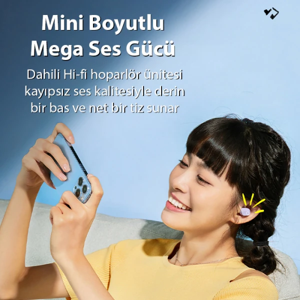 Baseus Bowie WM02 True Wireless Bluetooth Kulaklık-(5775) - Siyah