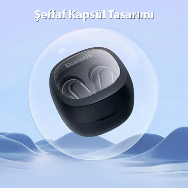 Baseus Bowie WM02 True Wireless Bluetooth Kulaklık-(5775) - Siyah