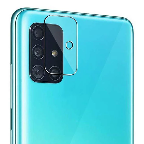 Ally Samsung Galaxy M51 Tempered Cam Kamera Koruyucu-(5775) - Şeffaf 2