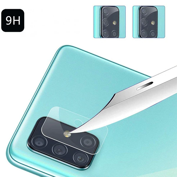 Ally Samsung Galaxy M51 Tempered Cam Kamera Koruyucu-(5775) - Şeffaf 2