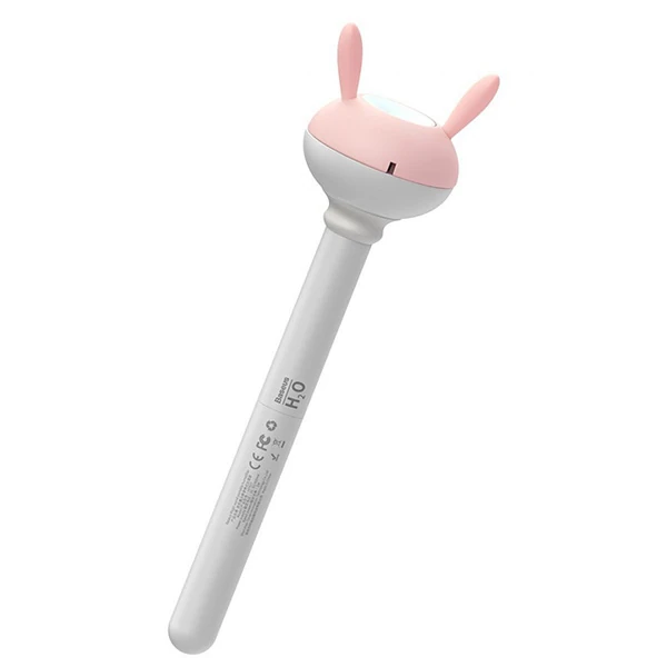 Baseus Magic wand Ev Ofis Nemlendirici Aroma Yayıcı+ Gece Lambası-(5775) - Pembe