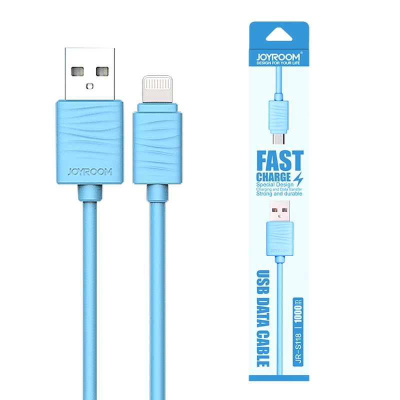Joyroom İphone Lightning  1metre Hızlı Şarj Usb Kablo-(5775) - Siyah