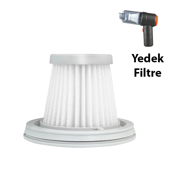 Ally 6000r Araç Süpürgesi için Yedek Filtre-(5775) - Beyaz
