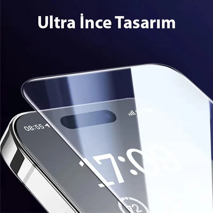 Baseus iPhone 15 HD Tempered Full Koruma Cam Ekran Koruyucu-(5775) - Şeffaf 2
