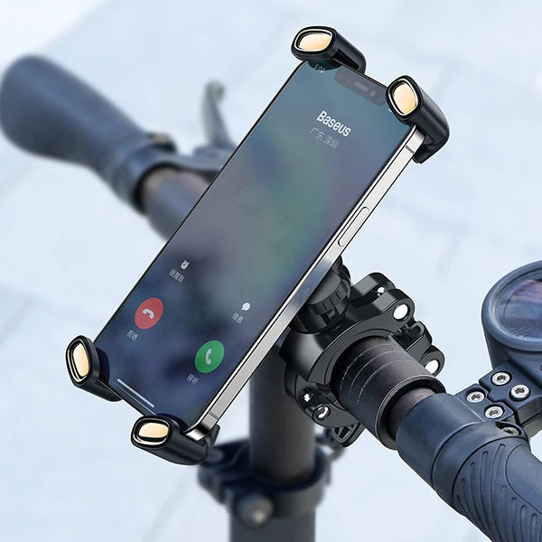 Baseus Quick to take 360 Derece Dönebilen Bisiklet ve Motosiklet Telefon Tutucu-(5775) - Siyah