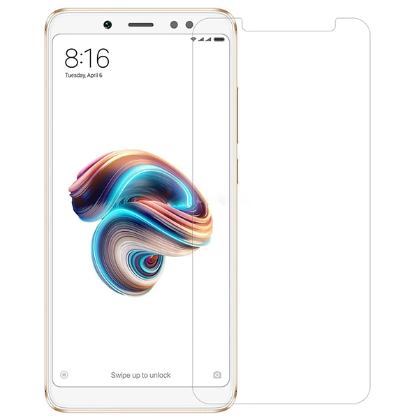 Xiaomi Redmi 5+ Plus Kırılmaz Cam Ekran Koruyucu-(5775) - Şeffaf 2