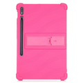 ALLY Galaxy Tab S8 S7 T870 /  T875 11 inç Standlı Silikon Kılıf-(5775) - Siyah