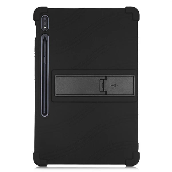 ALLY Galaxy Tab S8 S7 T870 /  T875 11 inç Standlı Silikon Kılıf-(5775) - Yeşil