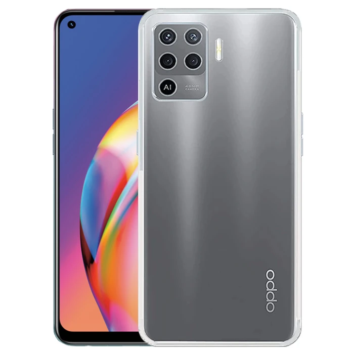 Ally OPPO F19 Pro Kılıf Kamera Korumalı Ultra İnce Şeffaf Silikon Kılıf-(5775) - Şeffaf 2