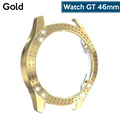 ALLY Huawei GT2 46mm Diamond Taş İşlemeli Bumper Kılıf-(5775) - Yeşil