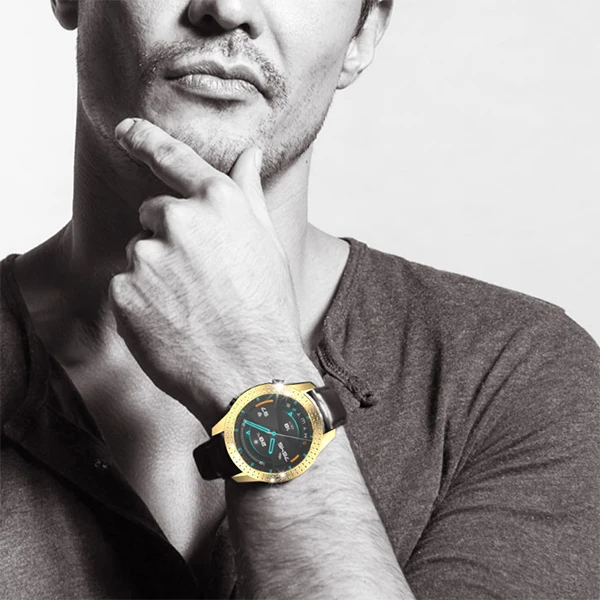 ALLY Huawei GT2 46mm Diamond Taş İşlemeli Bumper Kılıf-(5775) - Yeşil