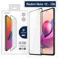 Dux Ducis Full Kaplama Redmi Note 10 Note 10S Cam Ekran Koruyucu-(5775) - Siyah