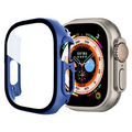 Ally Apple Watch Ultra 49mm için Hard PC Full Koruma Sert Armor Zırh Kılıf-(5775) - Gümüş
