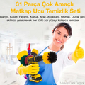 ALLY 31 Parça Çok Amaçlı Ev Banyo ve Araç Matkap Ucu Temizlik Seti-(5775) - RZ