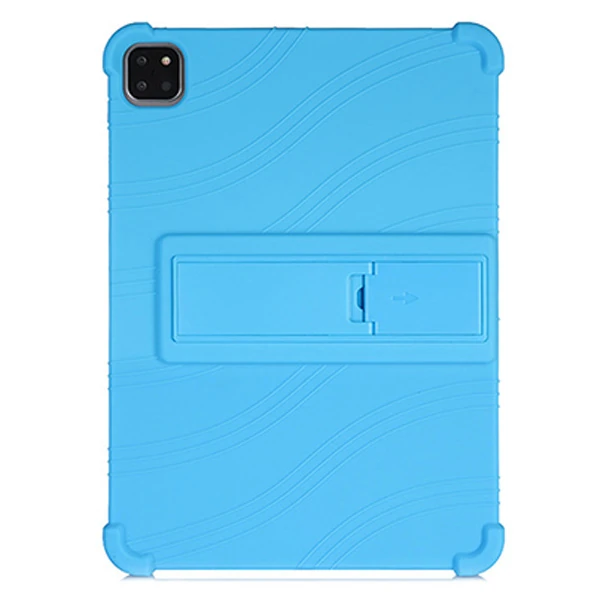 ALLY iPad Air 10.9 İnç Standlı Silikon Kılıf 20202022-(5775) - Yeşil