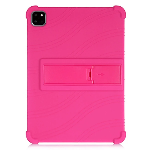 ALLY iPad Air 10.9 İnç Standlı Silikon Kılıf 20202022-(5775) - Açık Mavi