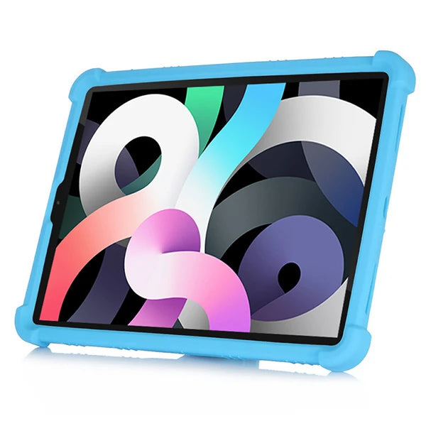 ALLY iPad Air 10.9 İnç Standlı Silikon Kılıf 20202022-(5775) - Yeşil