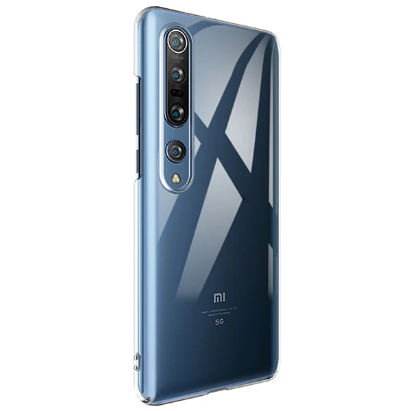 Xiaomi Mi 10/10 Pro Kamera Korumalı Silikon Kılıf-(5775) - Şeffaf 2